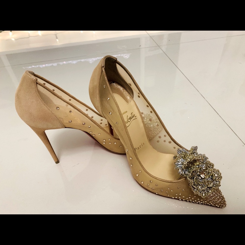 Christian Louboutin Stunning shoes ,38, new